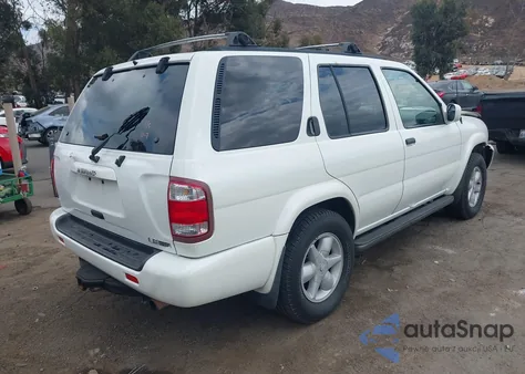 2001 Nissan Pathfinder Le from USA, damaged, VIN JN8DR09Y31W570402